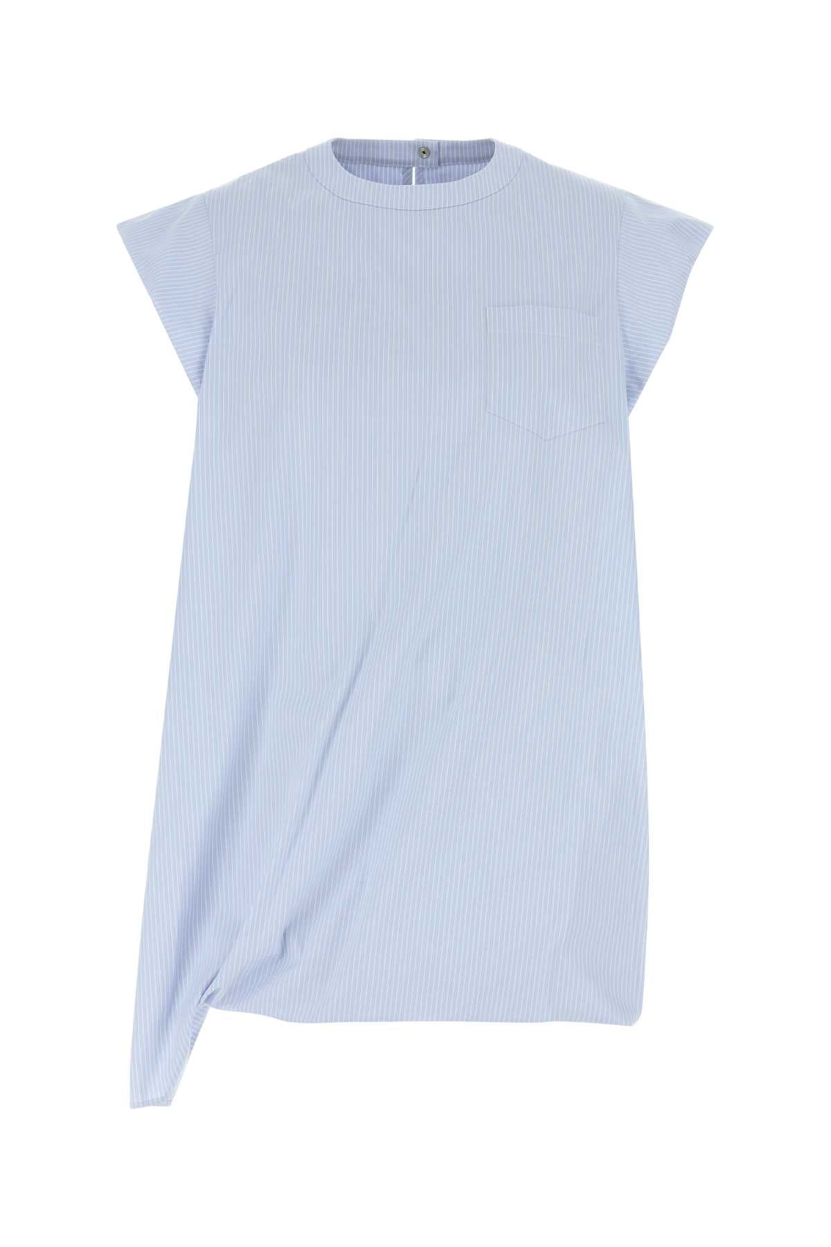 SACAI Embroidered Poplin Top for Women