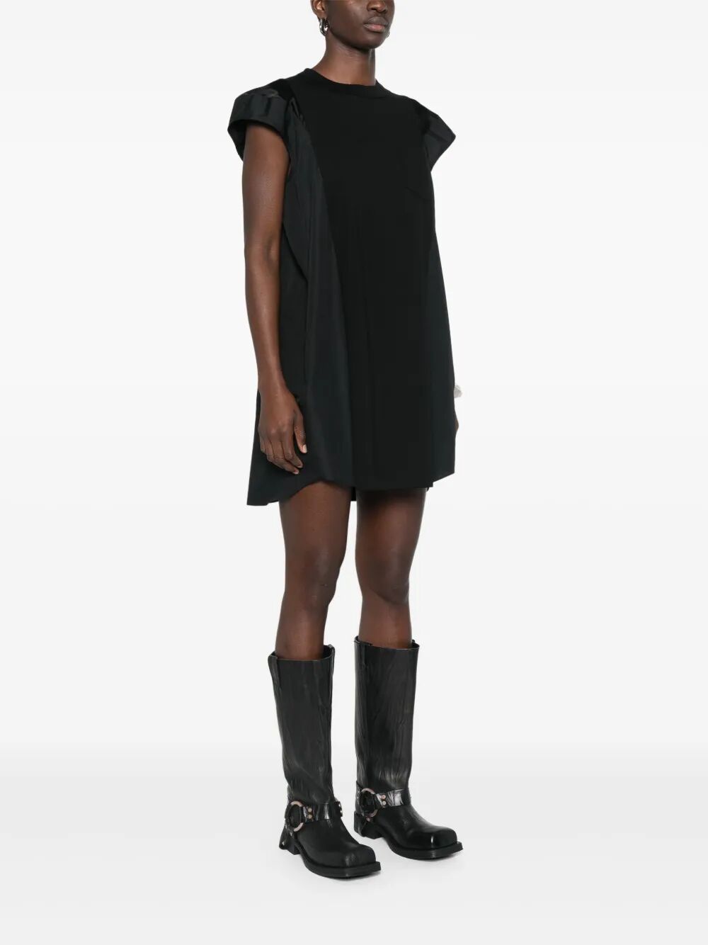 SACAI Cotton T-Shirt Dress
