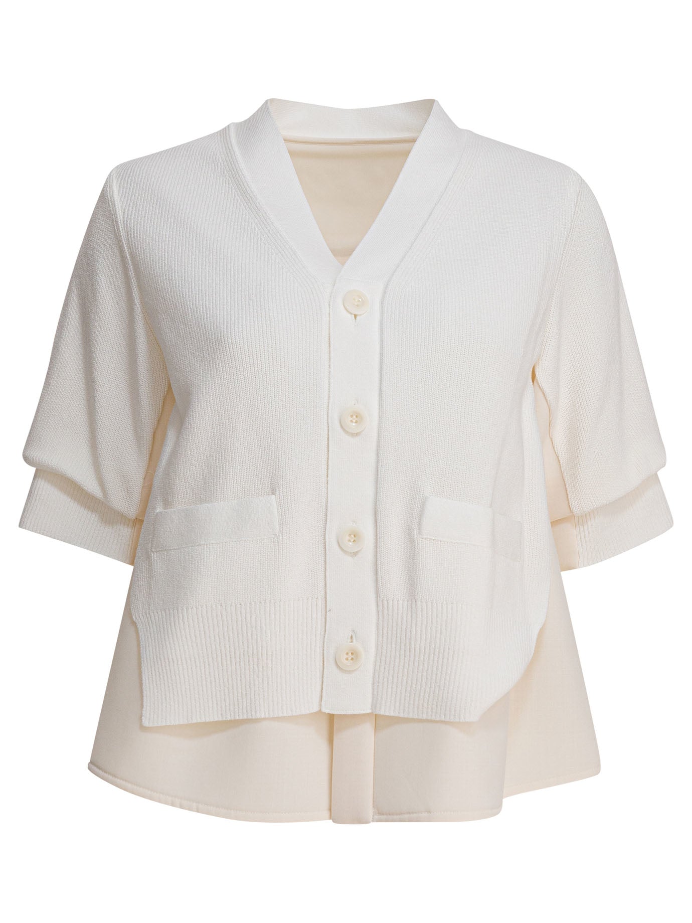 SACAI Women’s Mix Knit Cardigan