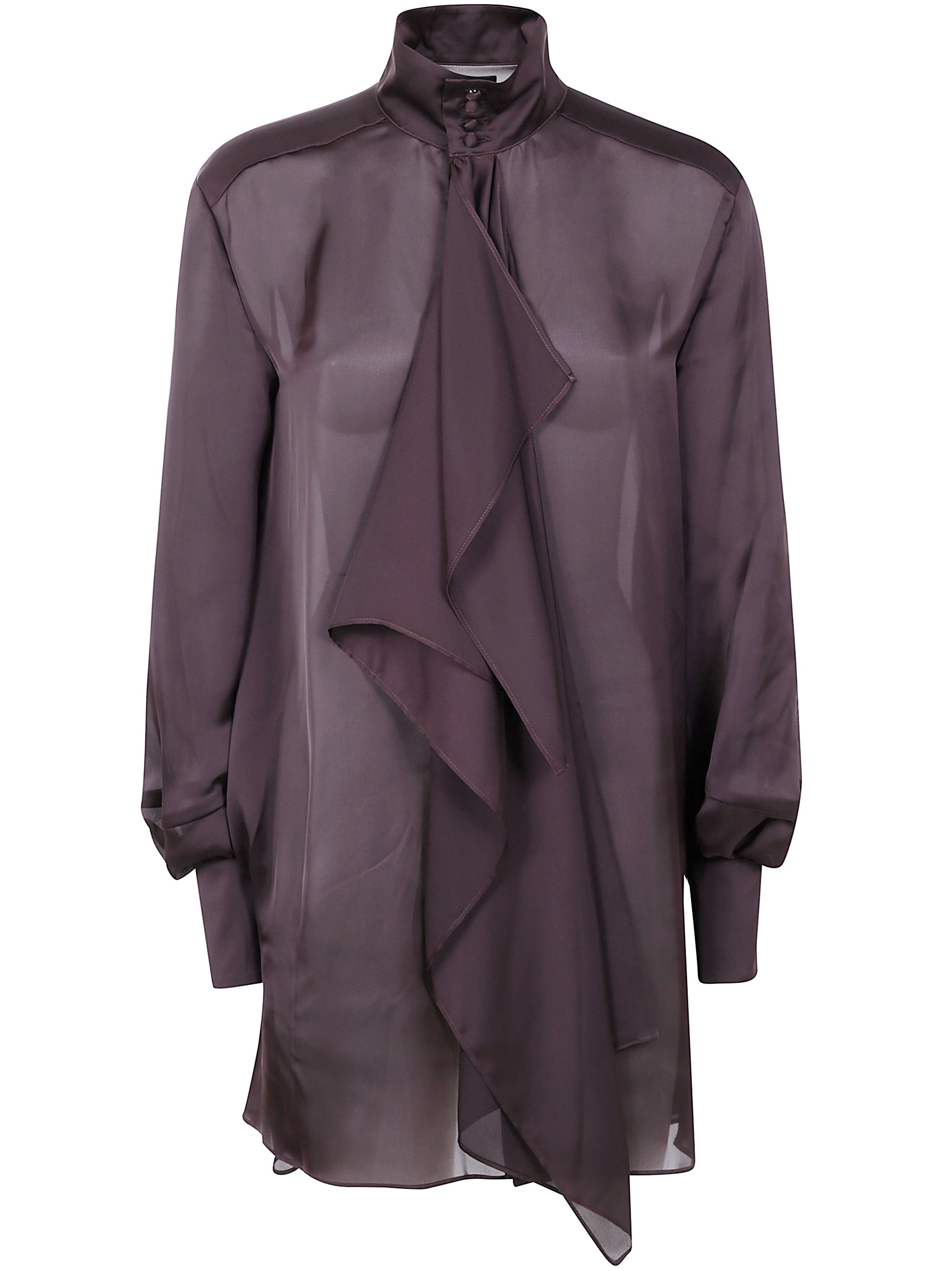 SACAI Elegant Satin Dress for Women - FW25 Collection