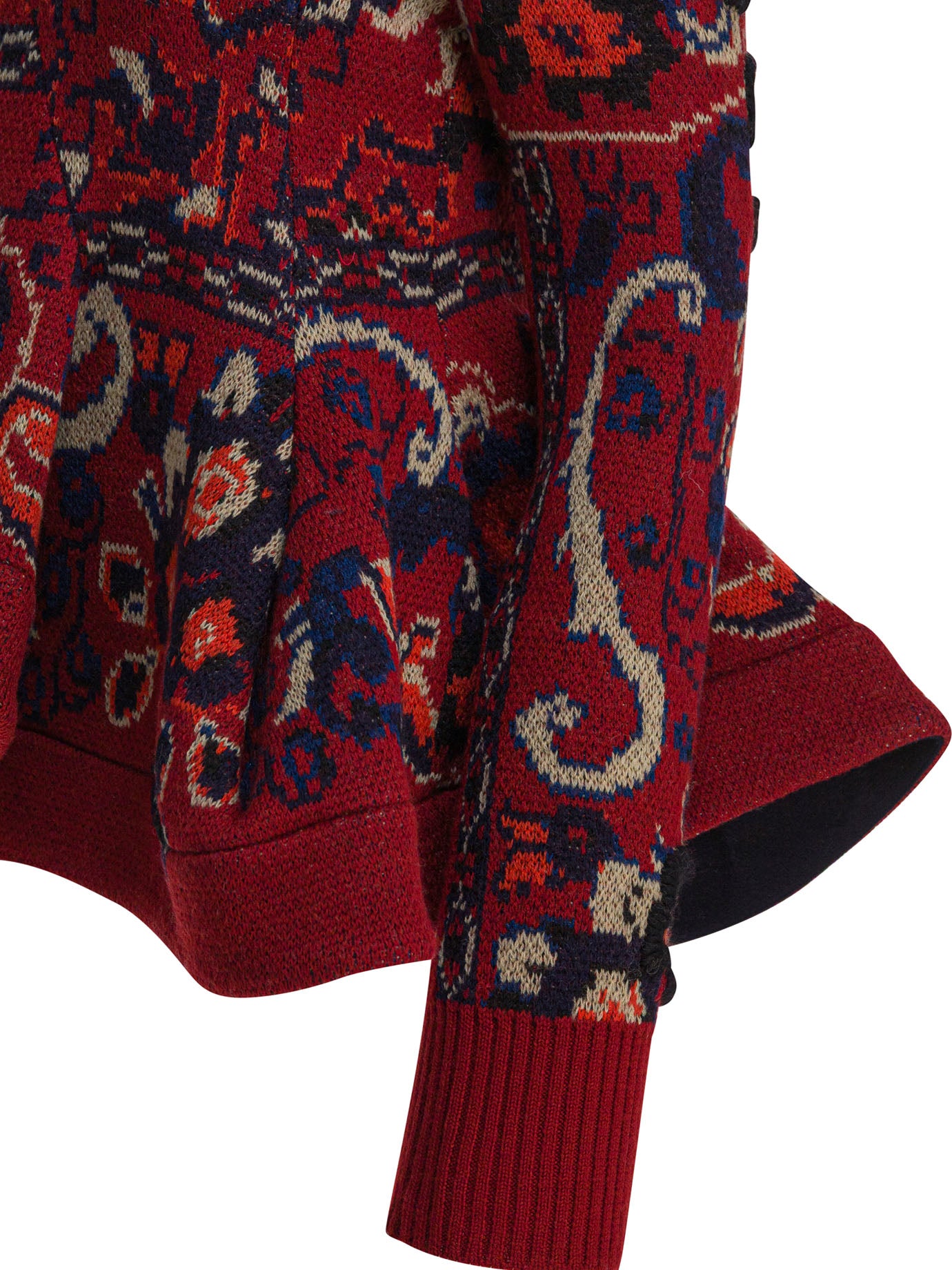 SACAI Floral Jacquard Knit Pullover for Women