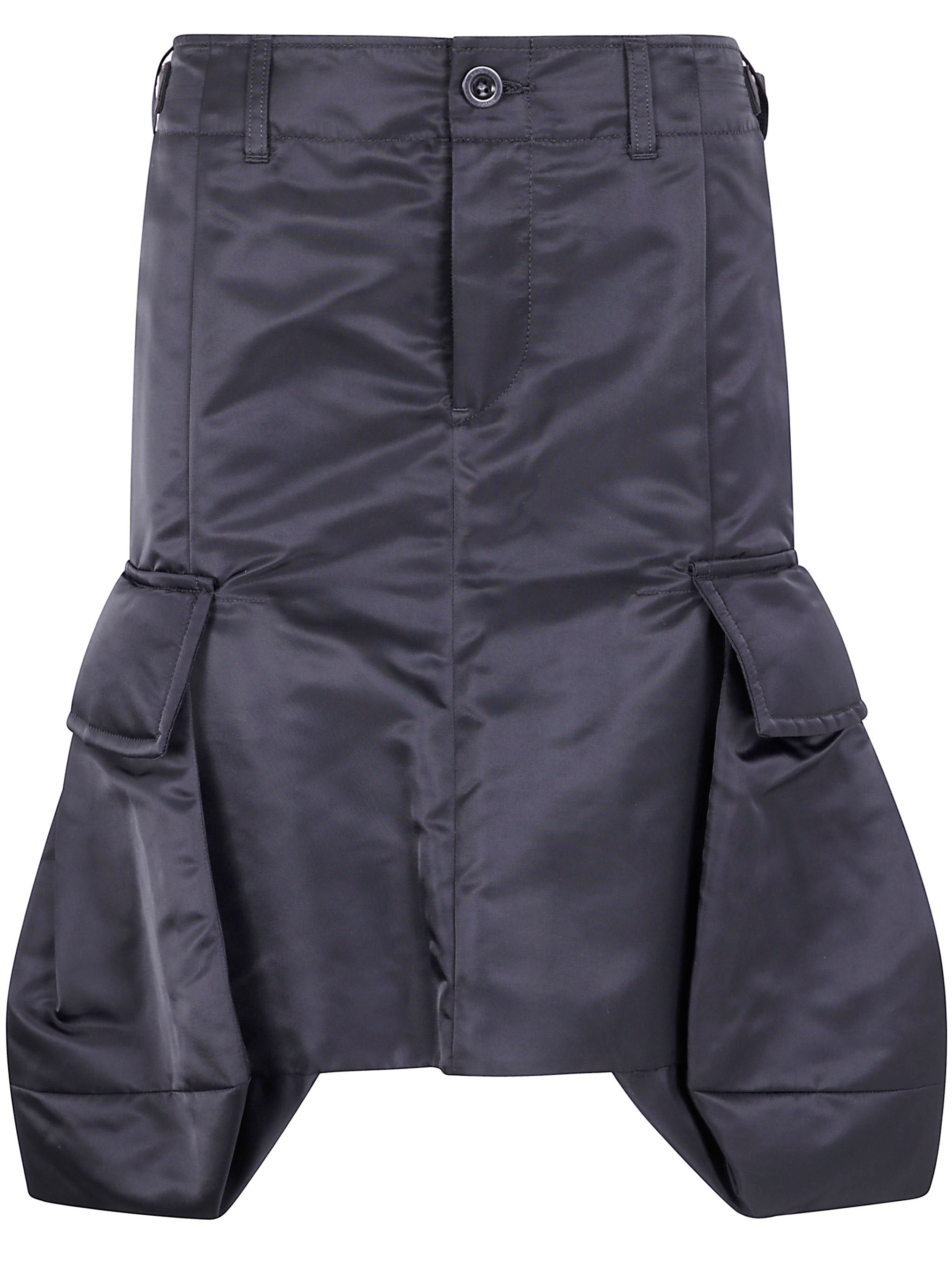 SACAI Nylon Twill Mini Skirt