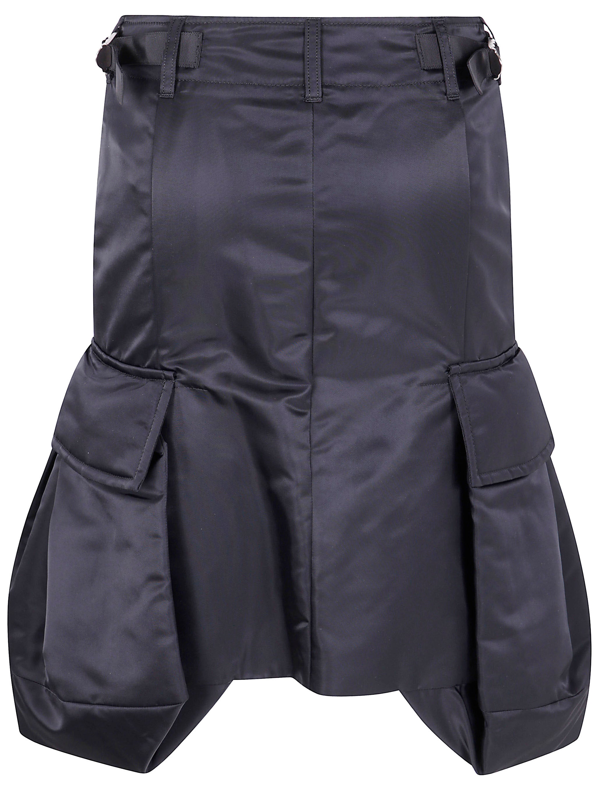 SACAI Nylon Twill Mini Skirt