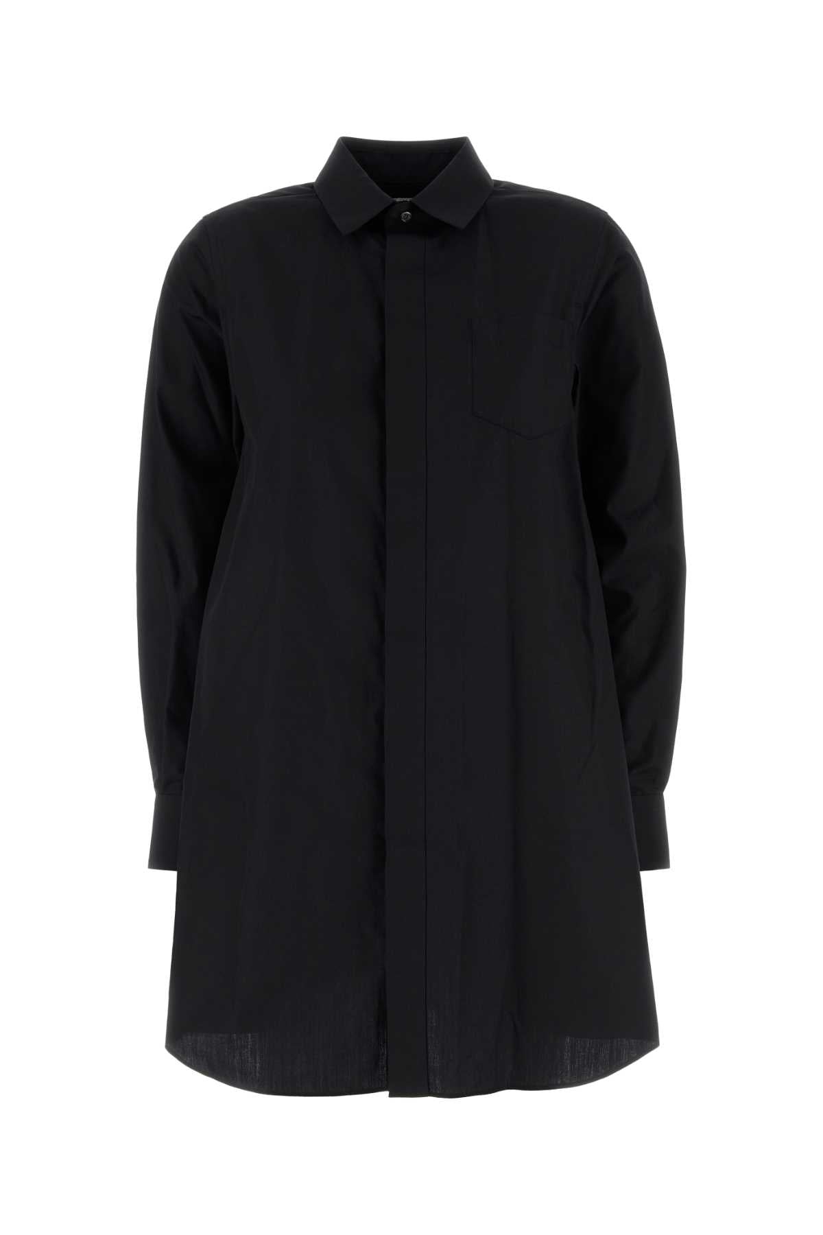 SACAI Chic Poplin Shirt Dress for Women - FW25