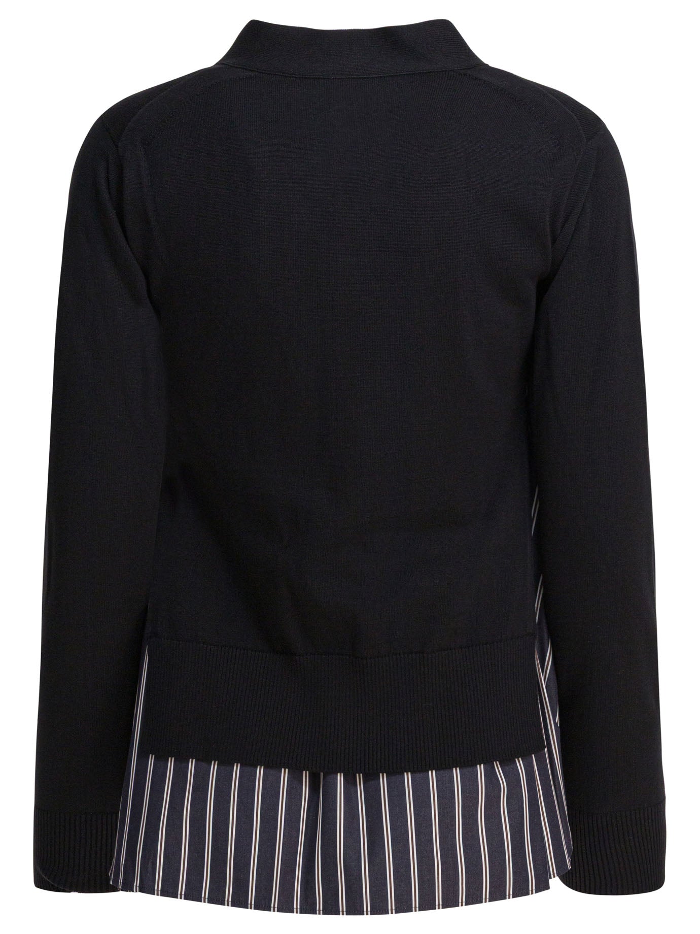 SACAI Women's Poplin X Knit Cardigan