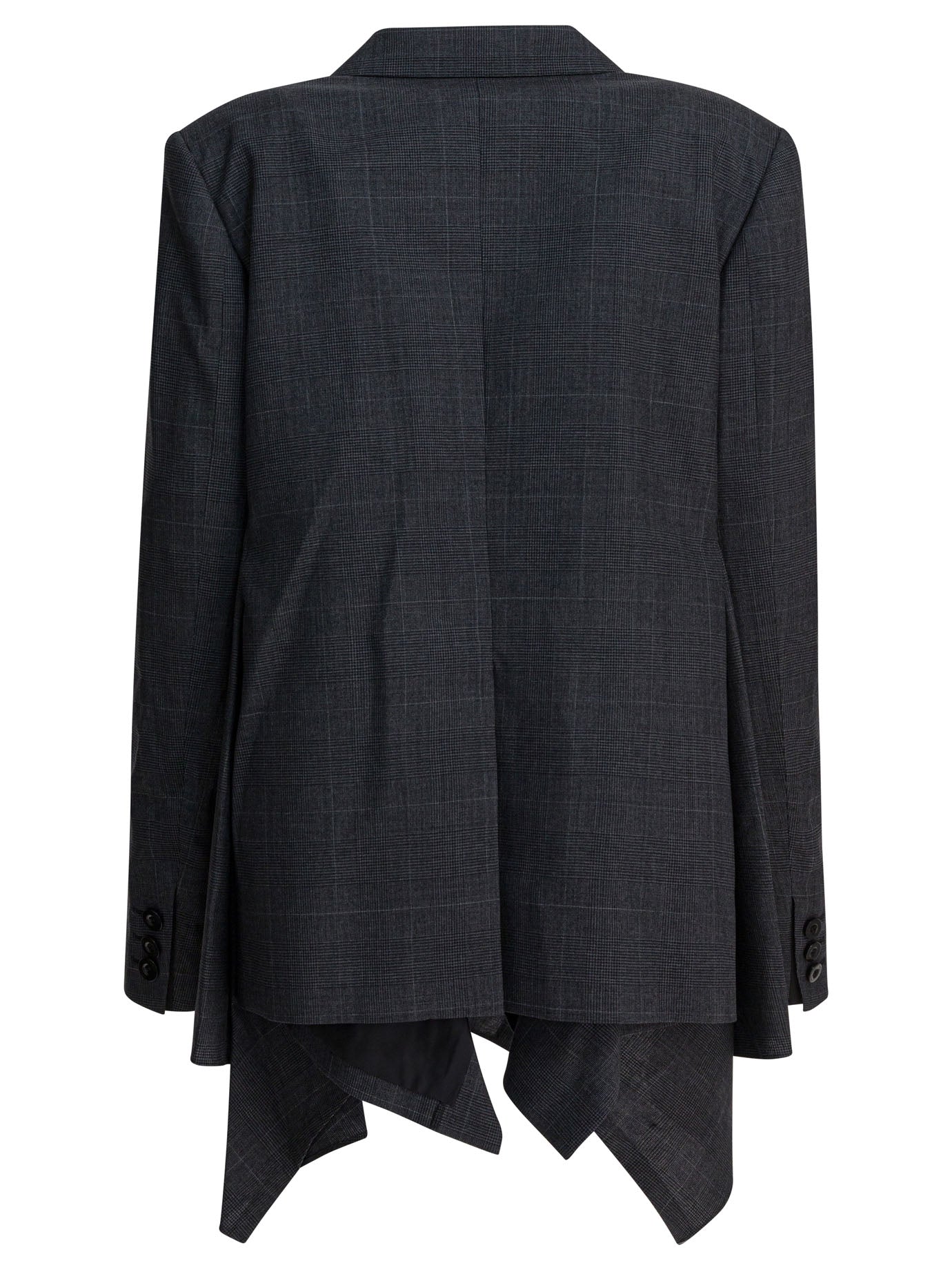 SACAI Glen Check Jacket for Women - Fall/Winter 2025