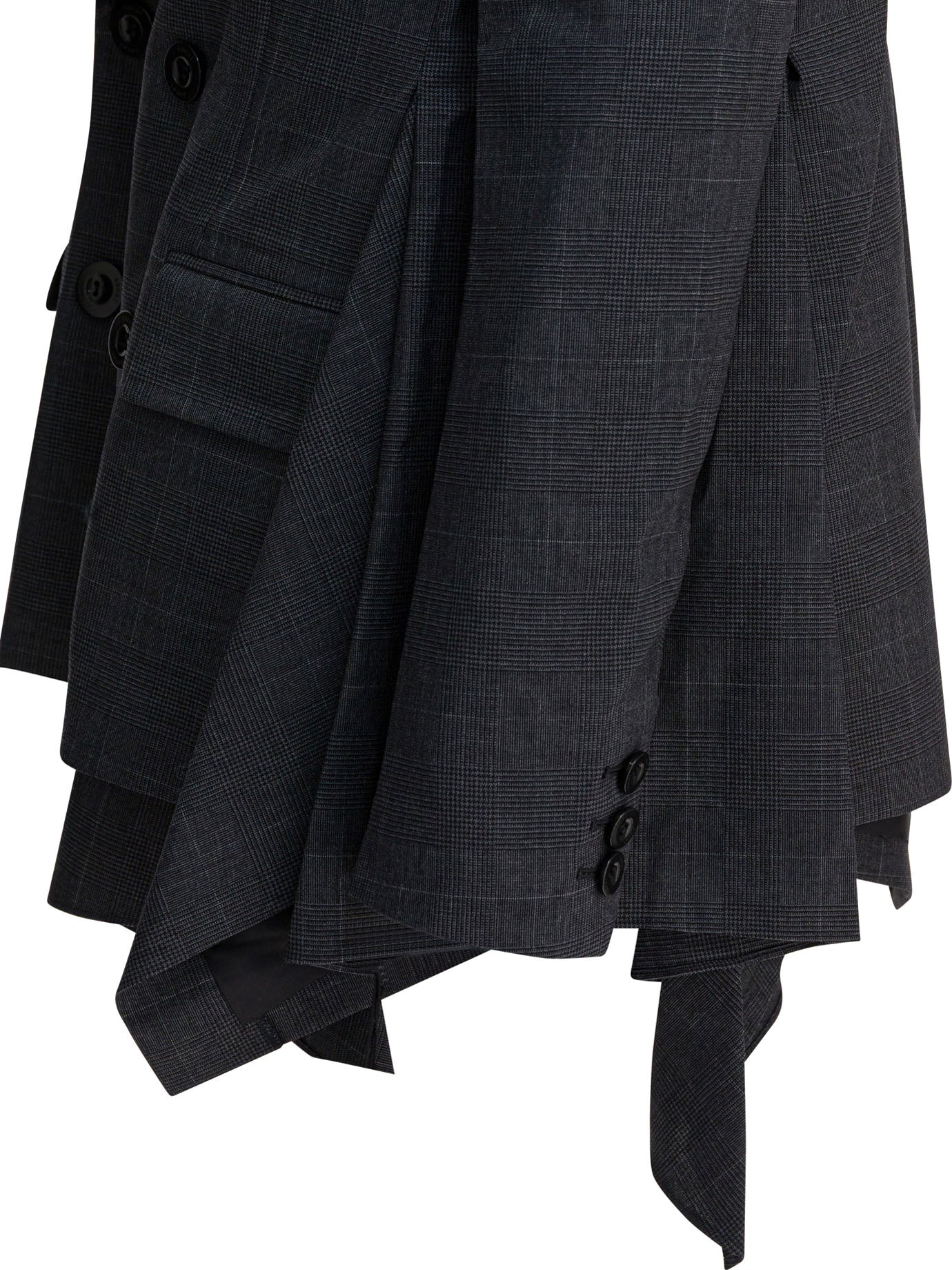 SACAI Glen Check Jacket for Women - Fall/Winter 2025