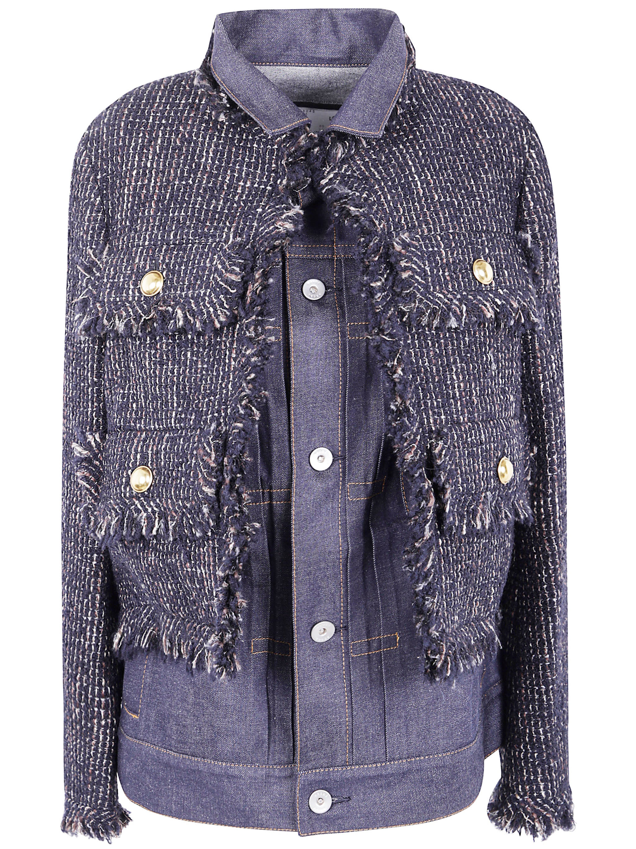 SACAI Women's Mini Denim Jacket