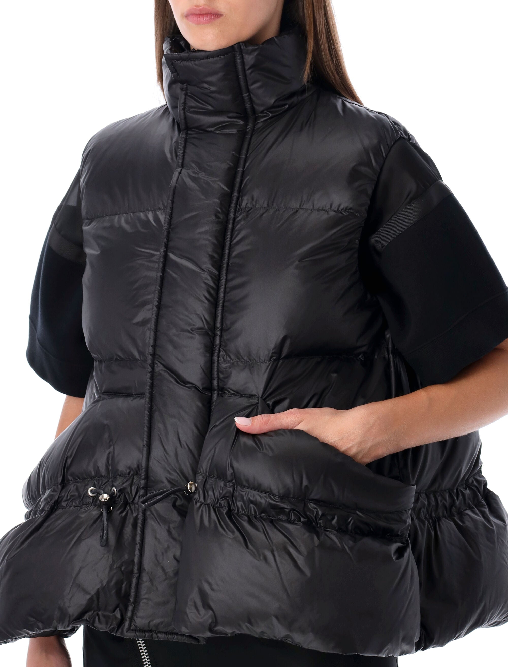 SACAI Padded Performance Vest with High Collar - Size 2