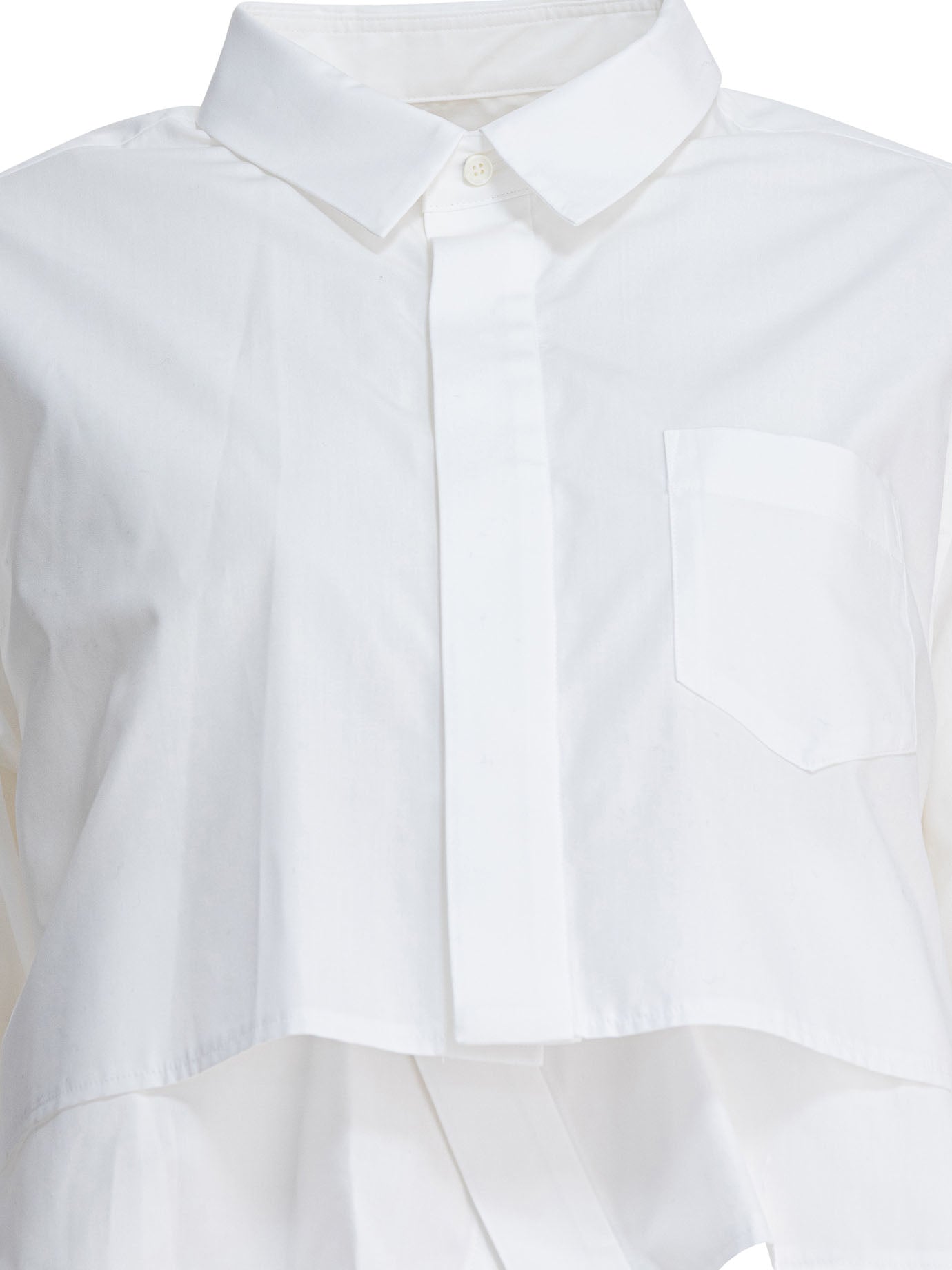 SACAI Women's Cotton Blend Shirt - FW25