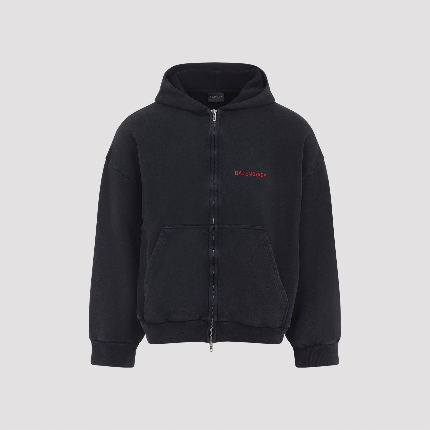 BALENCIAGA Men's Zip-Up Hoodie for FW25