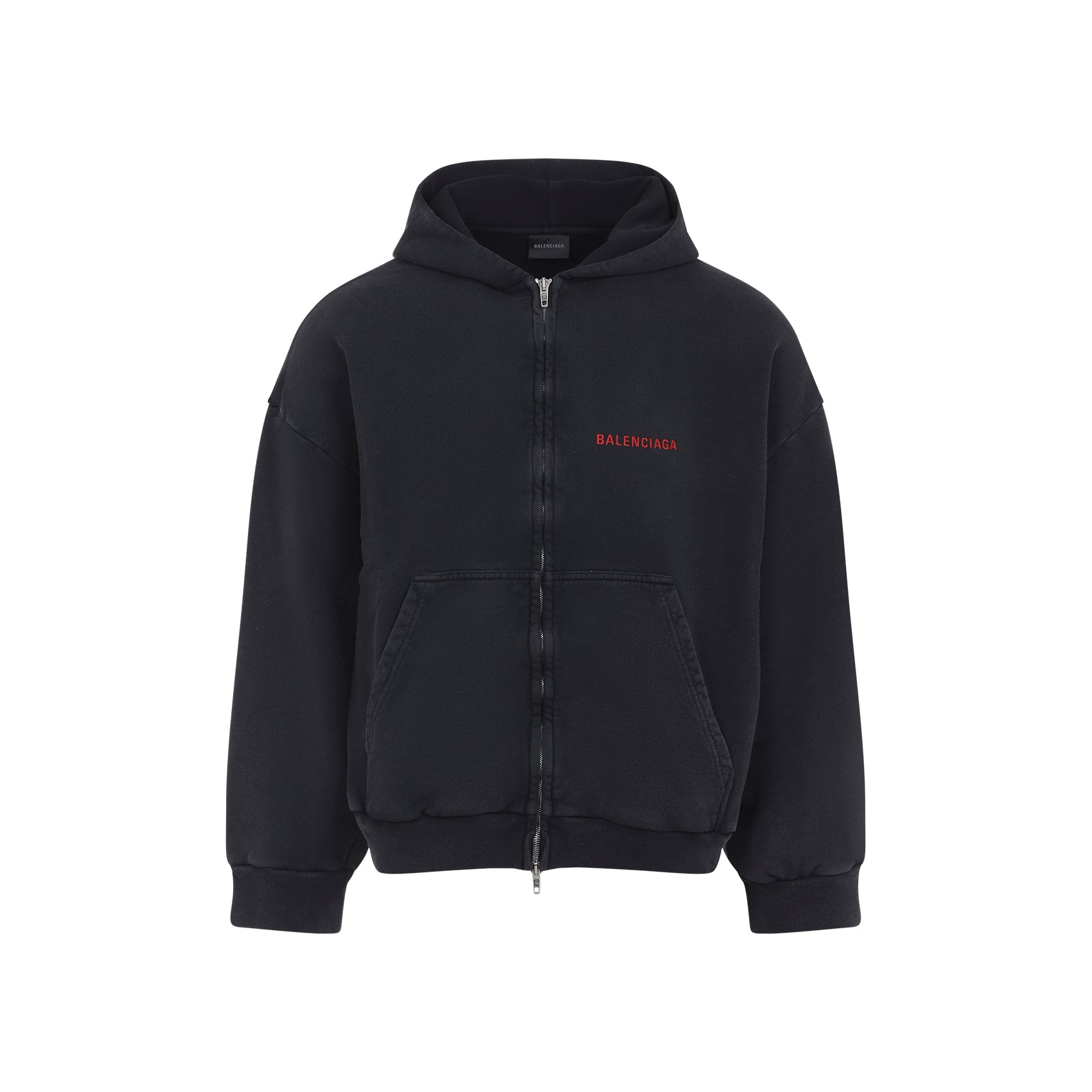 BALENCIAGA Men's Zip-Up Hoodie for FW25