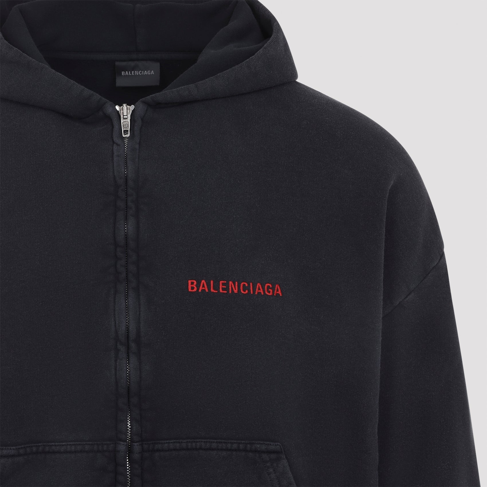 BALENCIAGA Men's Zip-Up Hoodie for FW25