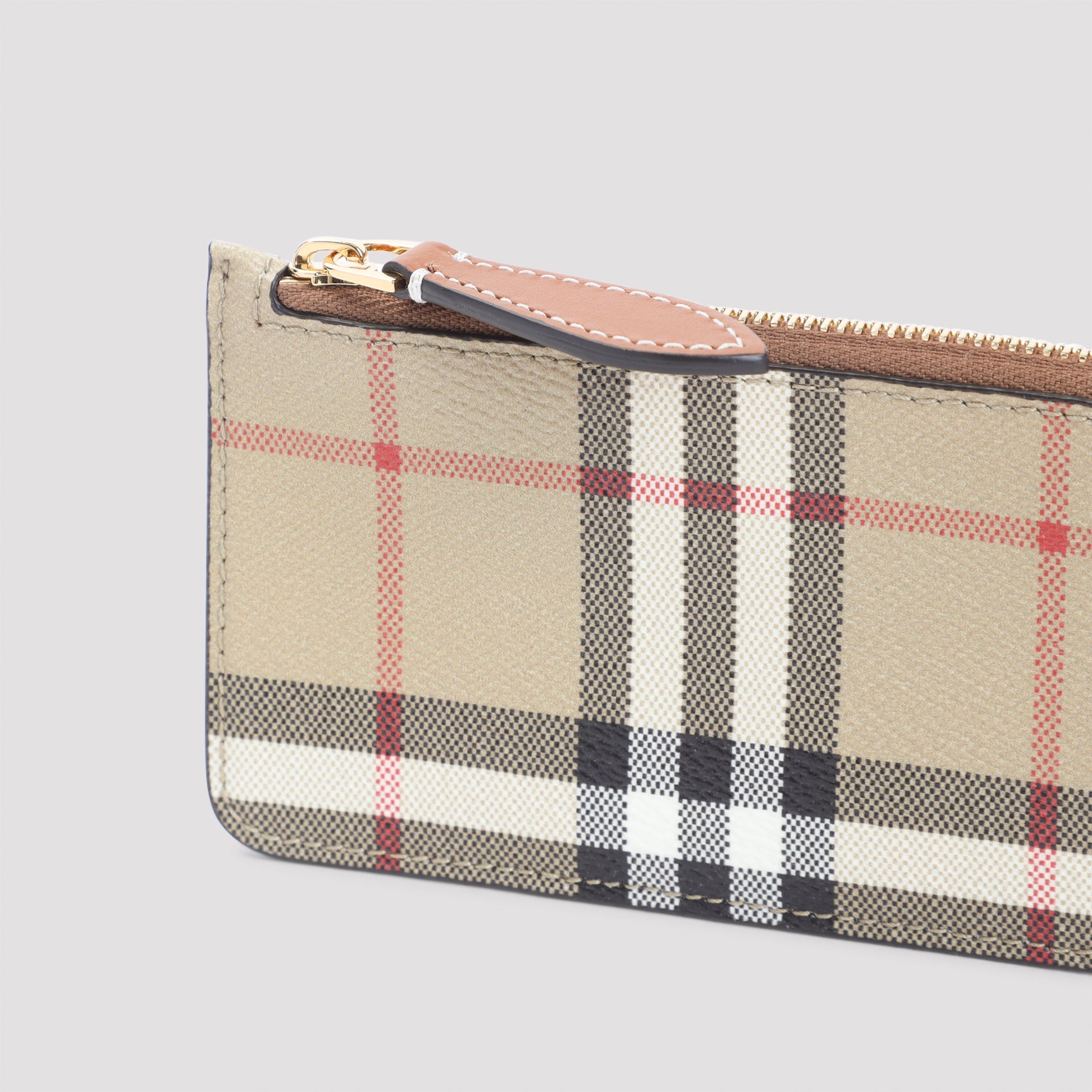 BURBERRY Mini Zip Credit Card Case