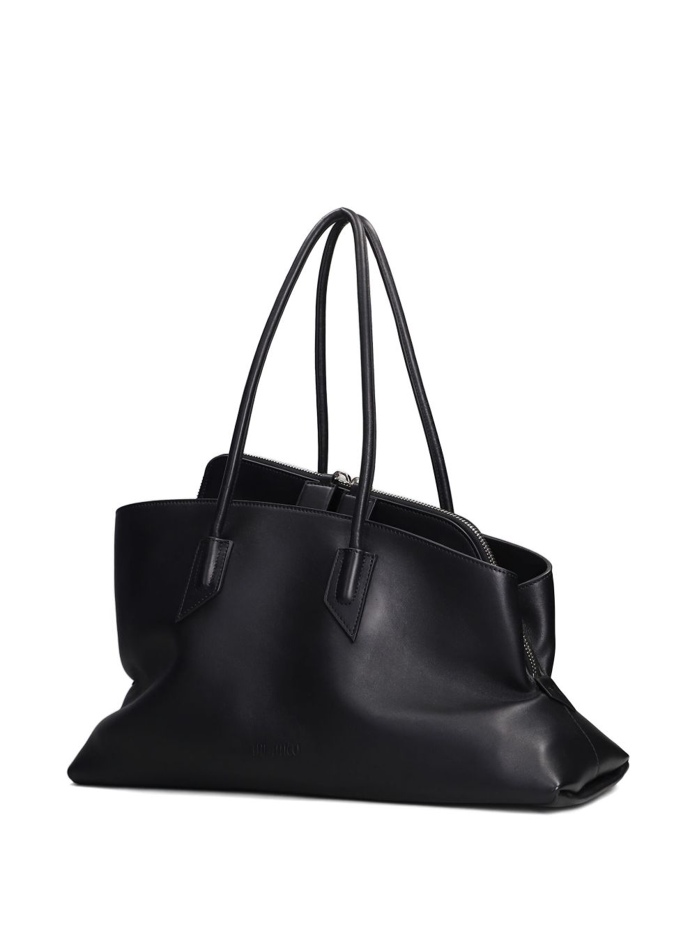 THE ATTICO Mini Leather Shoulder Handbag with Front Pocket