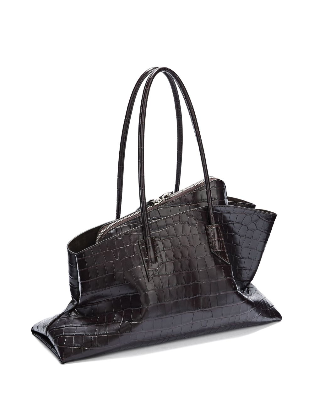 THE ATTICO Medium Leather Shoulder Handbag