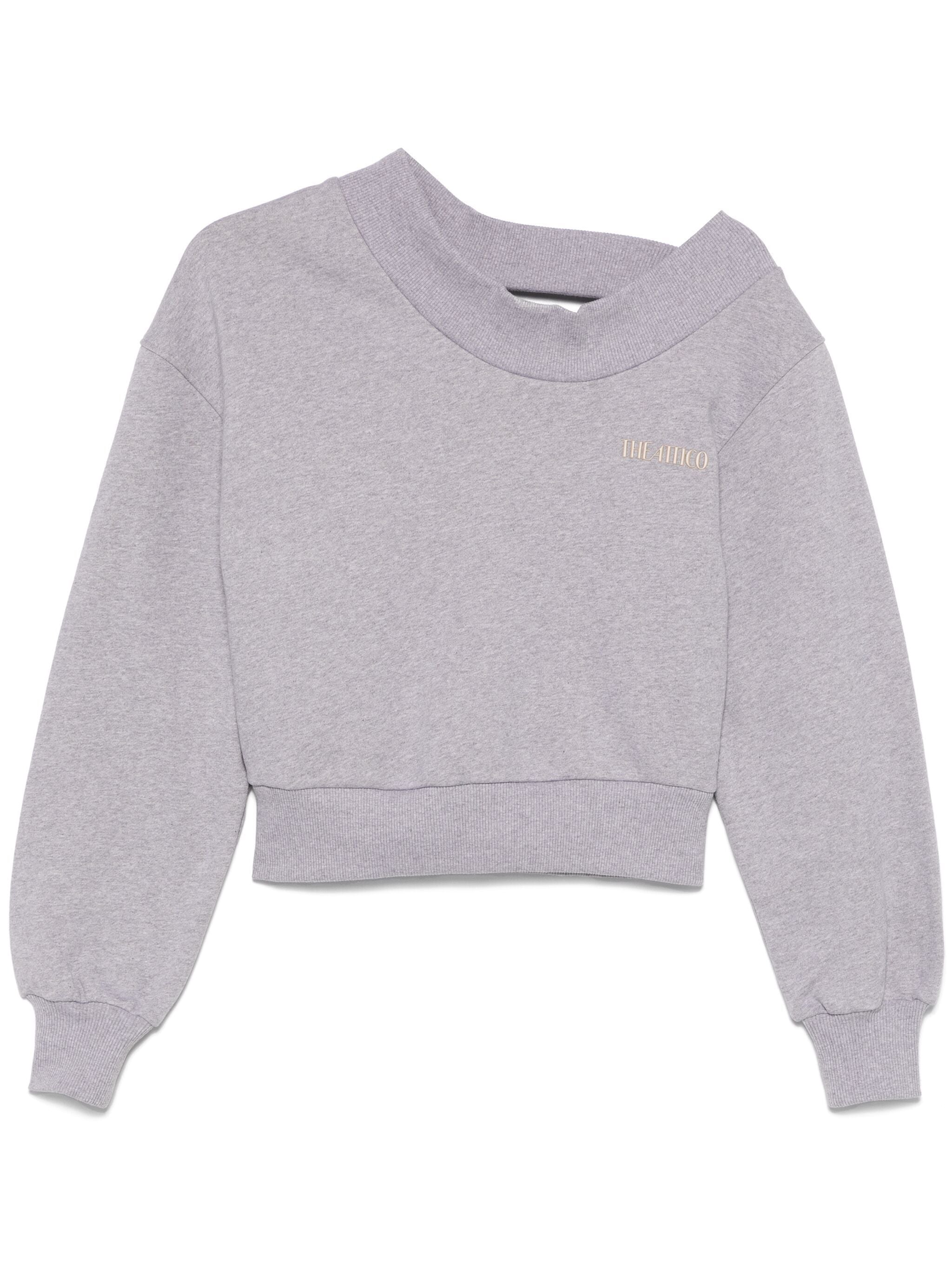 THE ATTICO Round Neck Sweatshirt