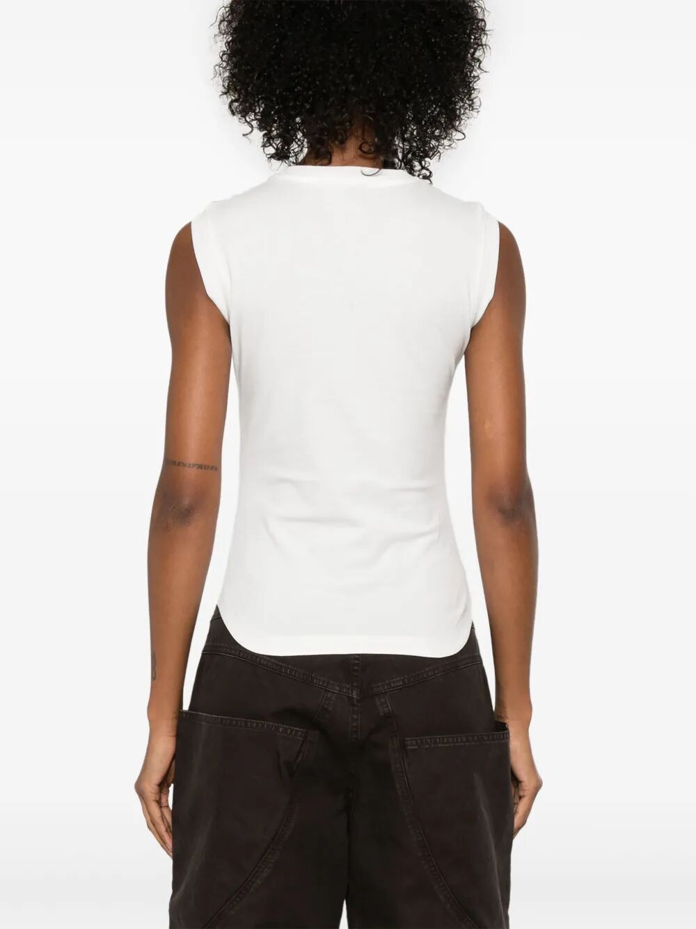THE ATTICO Reese Mini Cotton Tank Top