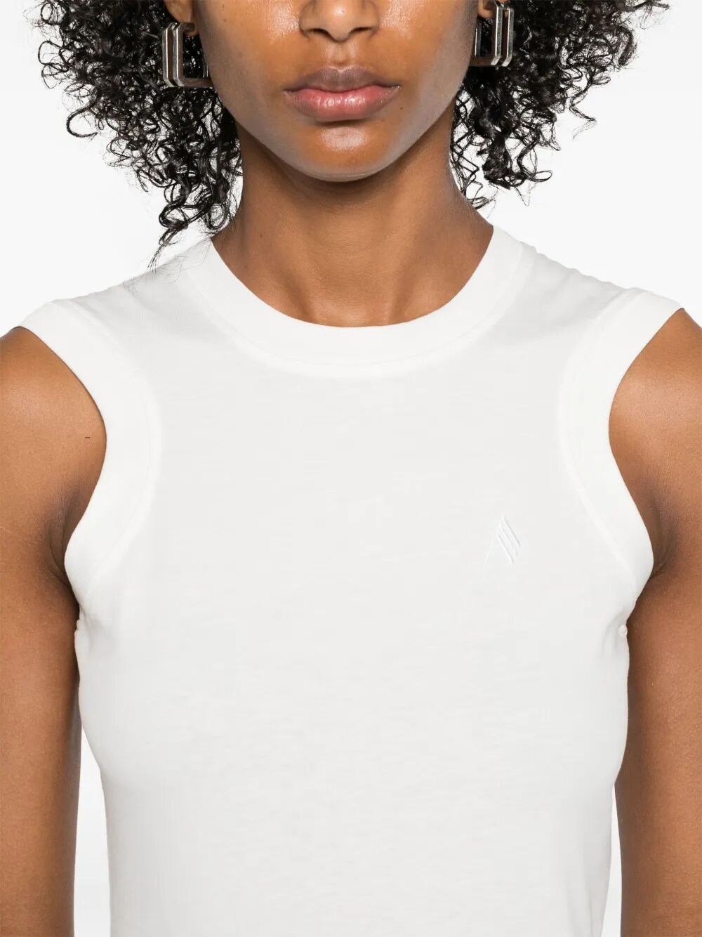 THE ATTICO Reese Mini Cotton Tank Top
