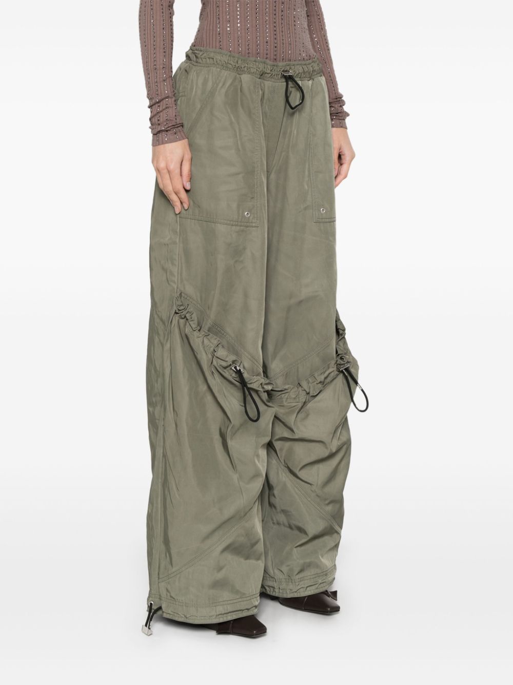 THE ATTICO Versatile Elasticated Waist Trousers for Women