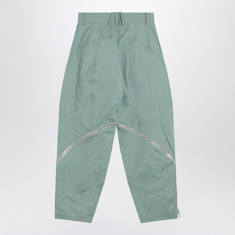 THE ATTICO Oversized Trousers with Zip Detailing for Women