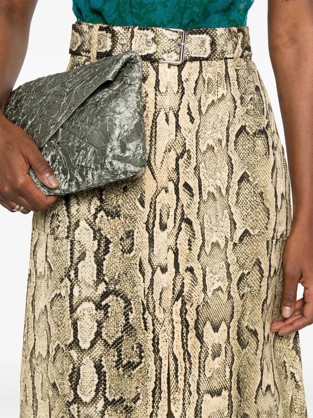 DRIES VAN NOTEN Cheraz Midi Skirt for Women - SS25 Collection