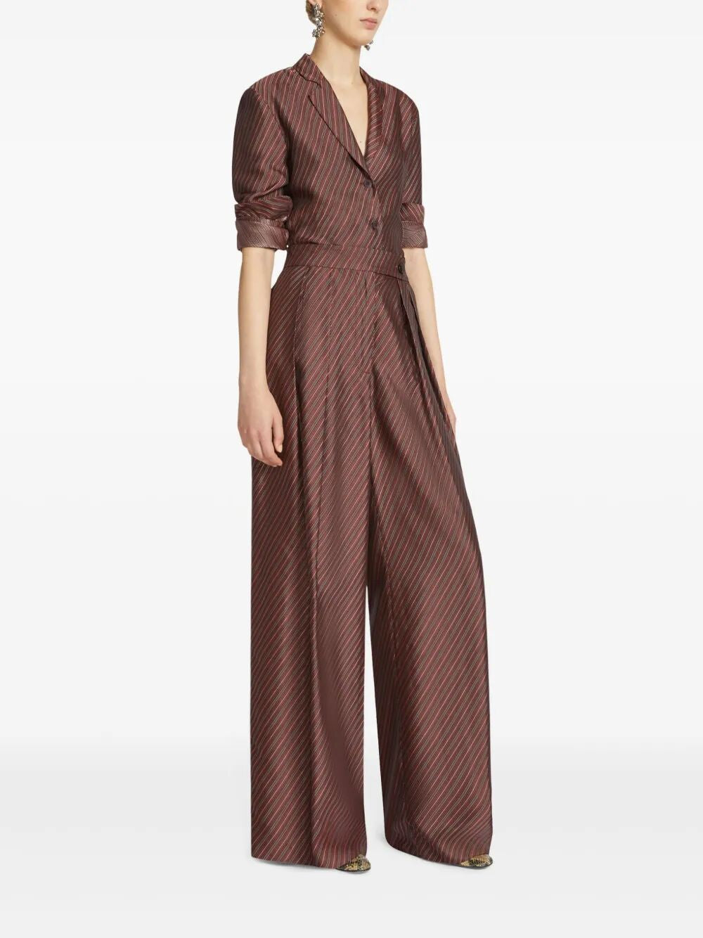 DRIES VAN NOTEN Wide Leg Trousers