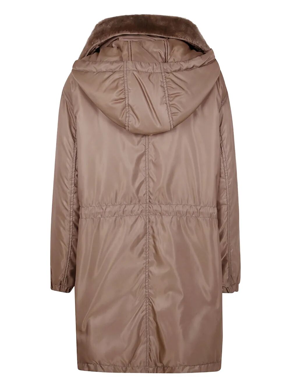 BLANCHA Merino Shearling and Nylon Fabric Parka Jacket for Women