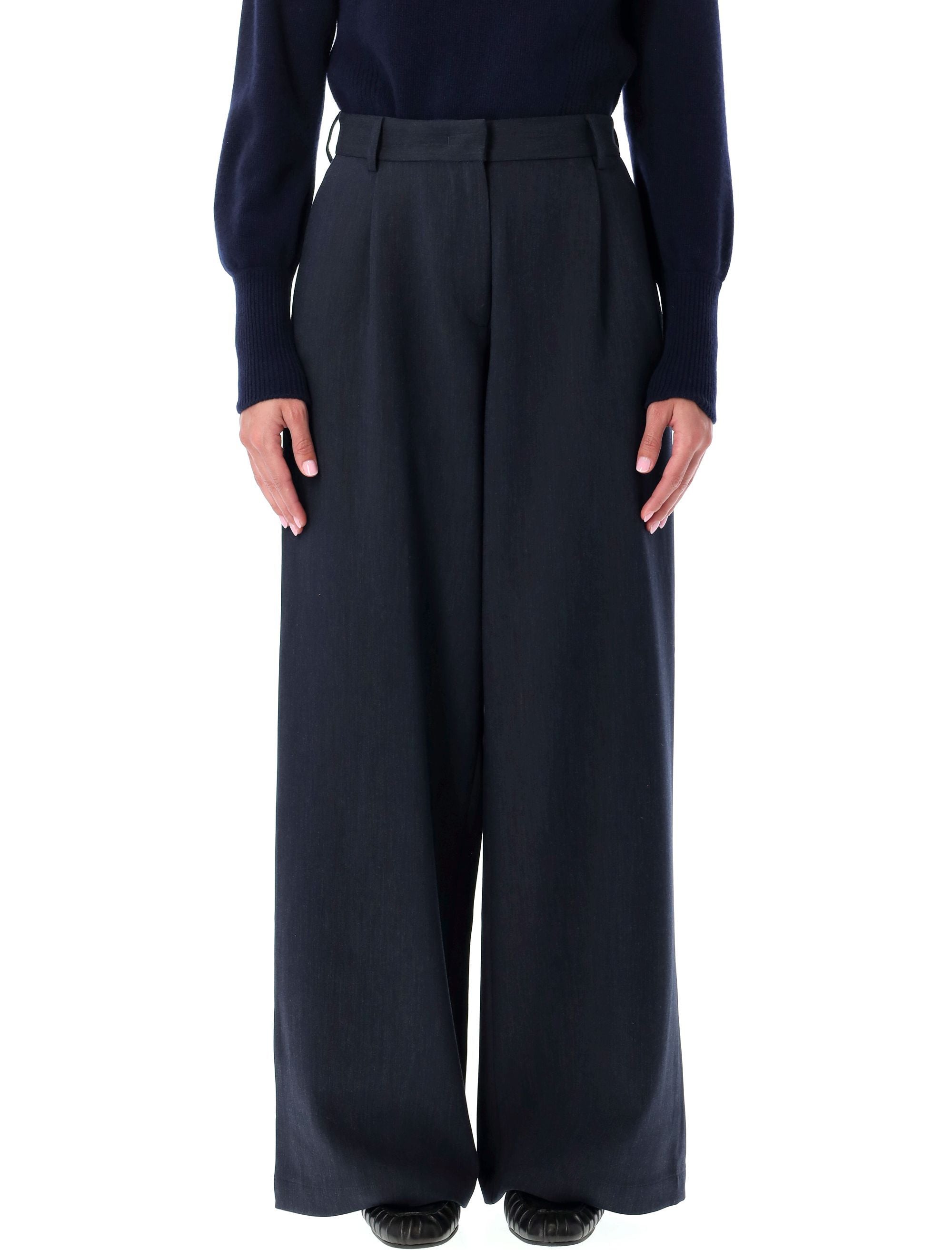 SESSUN Wide-Leg Trousers Size 36 with Masculine Inspiration