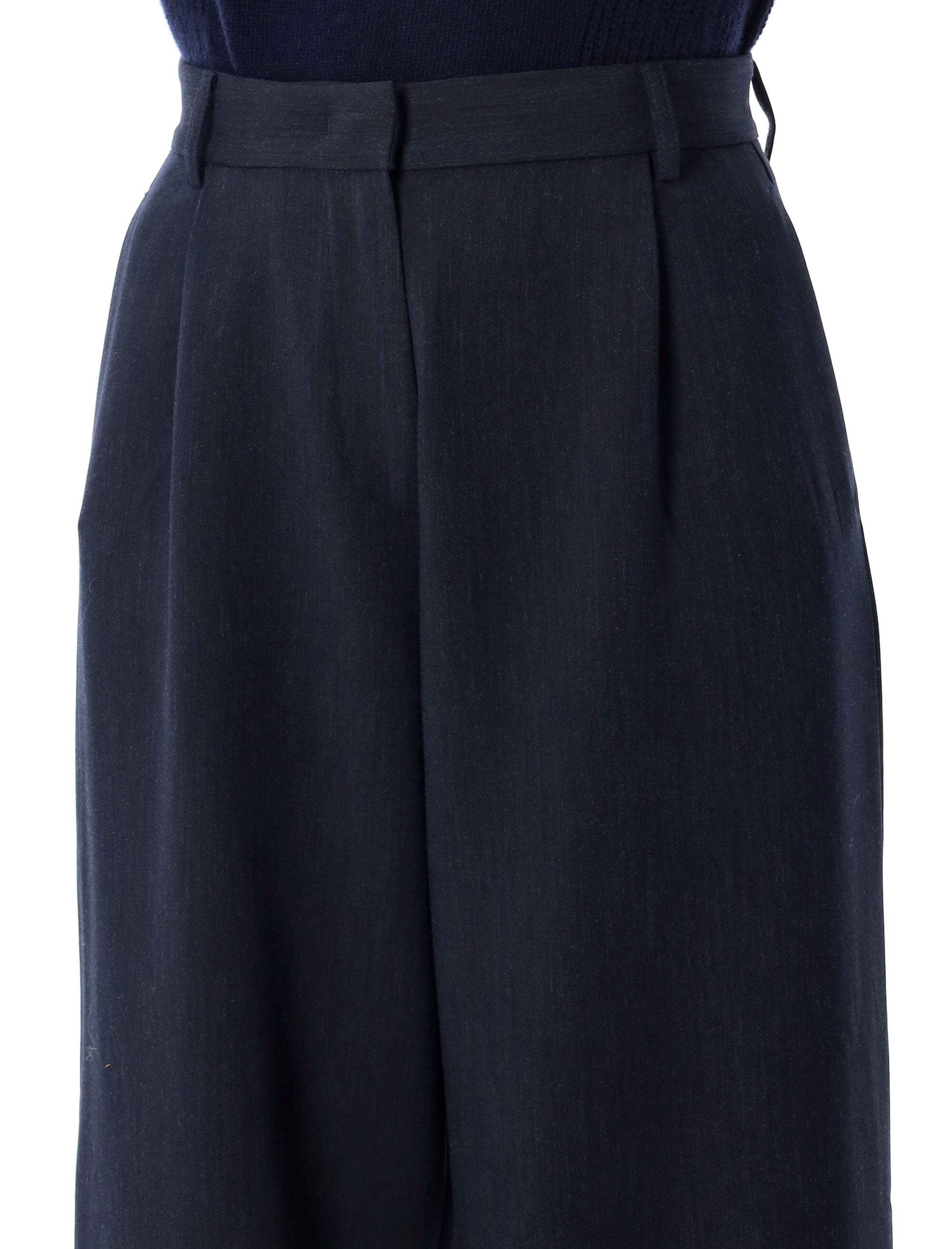 SESSUN Wide-Leg Trousers Size 36 with Masculine Inspiration