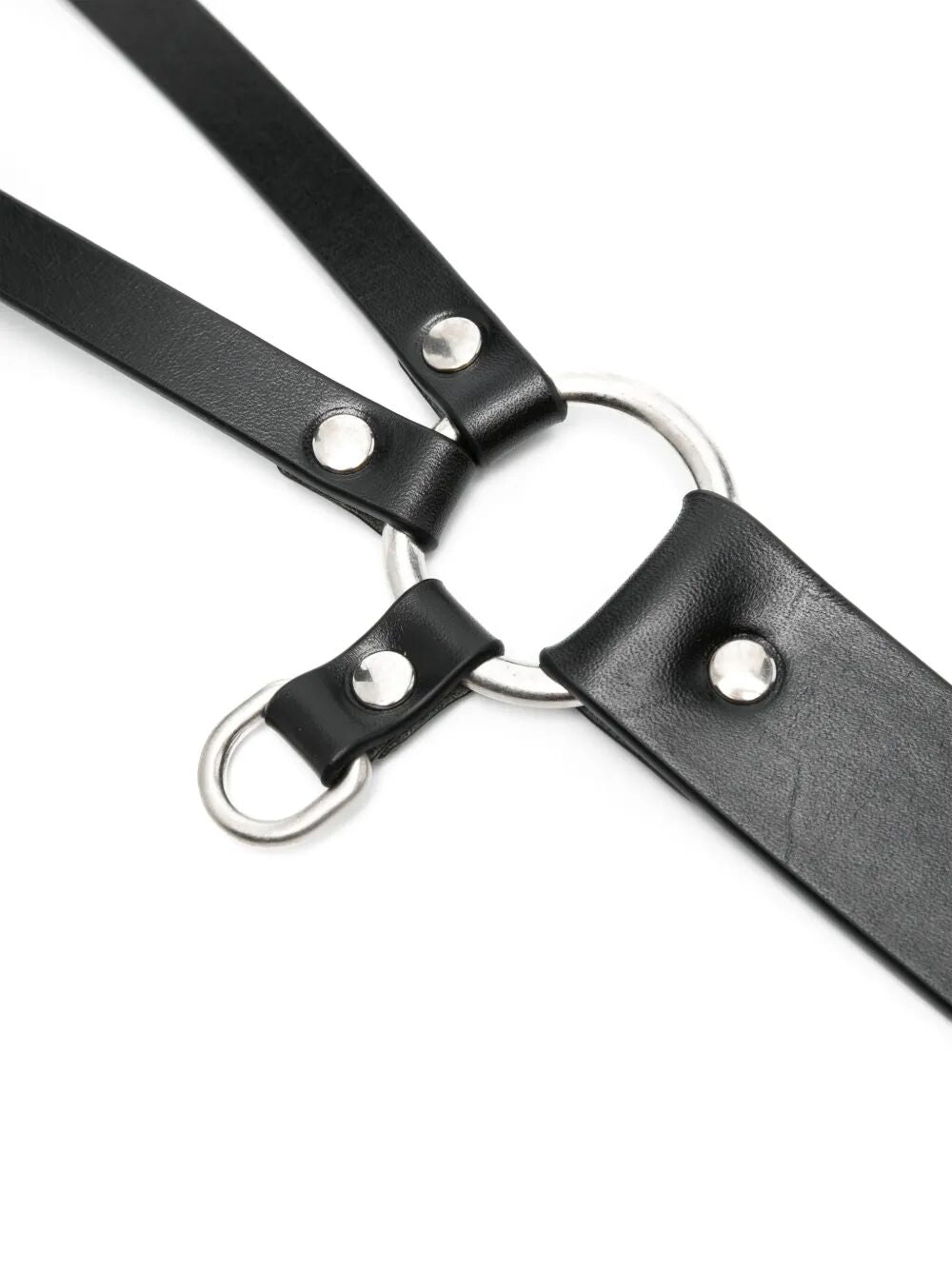 ANN DEMEULEMEESTER Double Ring 3.5cm Mini Belt