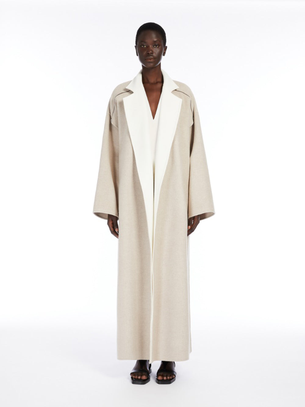 MAX MARA Oversized Fit Jacket with Exposed Zip Details - Size 34