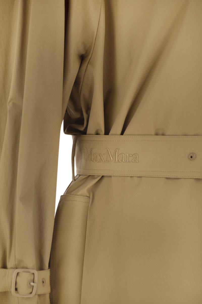 MAX MARA Drip-Proof Gabardine Trench Jacket