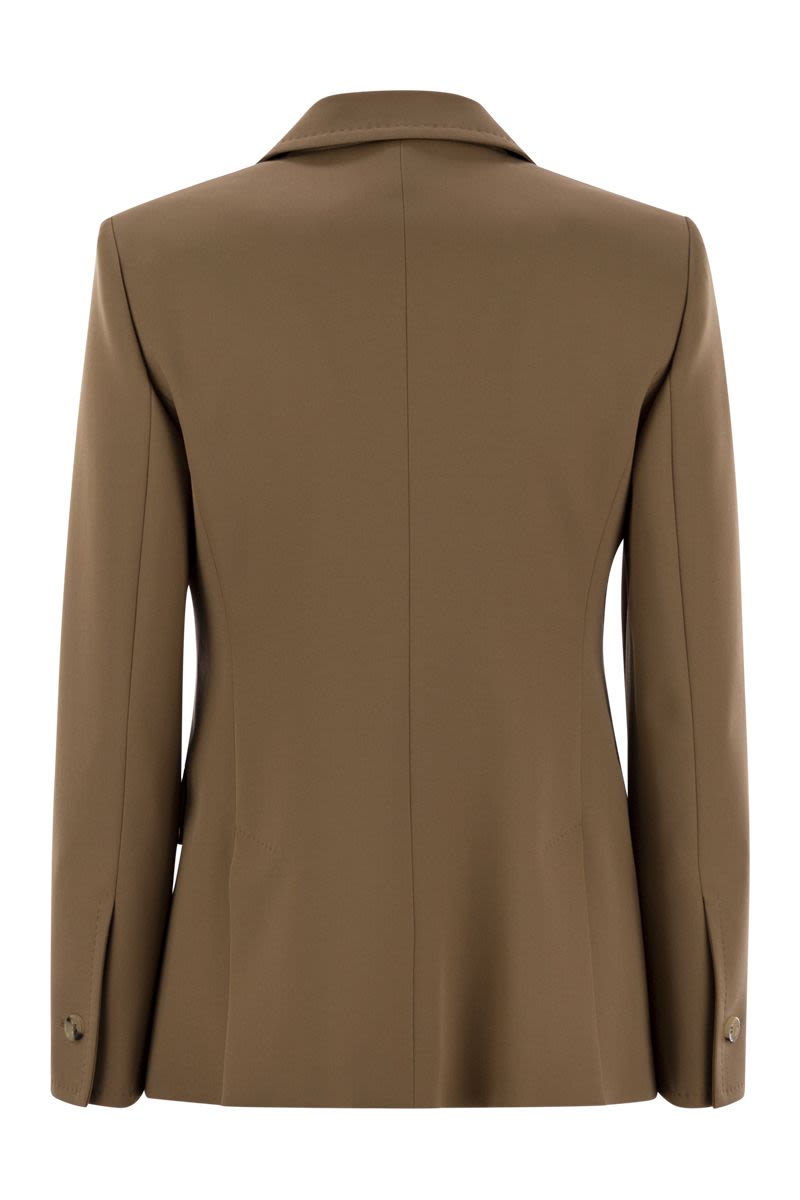MAX MARA Tailored Wool Gabardine Blazer
