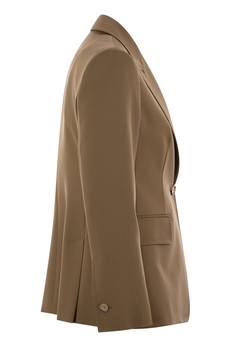 MAX MARA Tailored Wool Gabardine Blazer