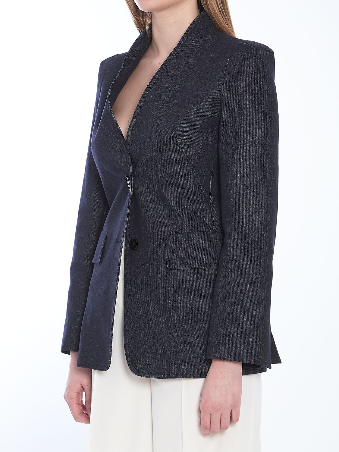 MAX MARA Slim-Fit Single-Breasted Blazer - Size 40