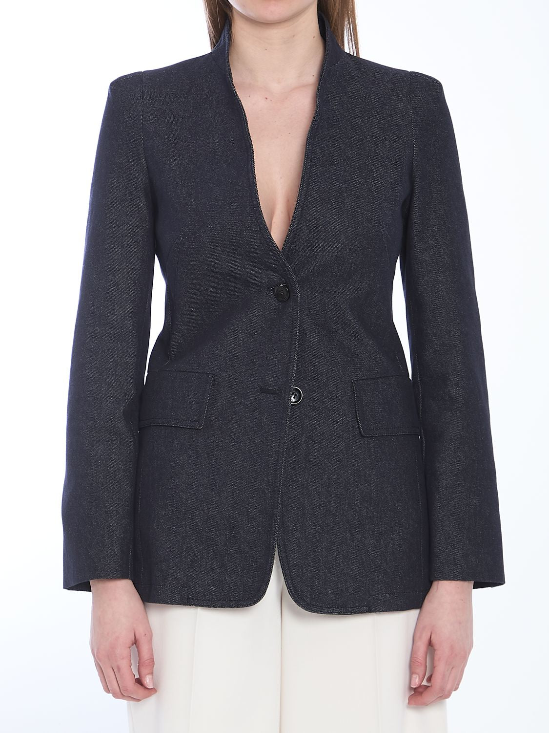 MAX MARA Slim-Fit Single-Breasted Blazer - Size 40