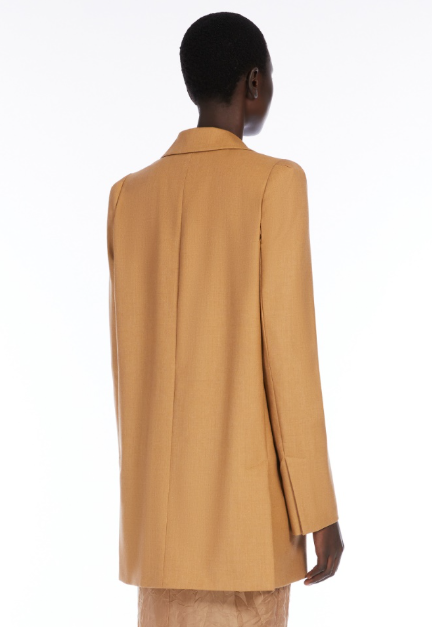 MAX MARA Buttoned Shoulder Pad Blazer for Women - Spring/Summer 2025 Collection