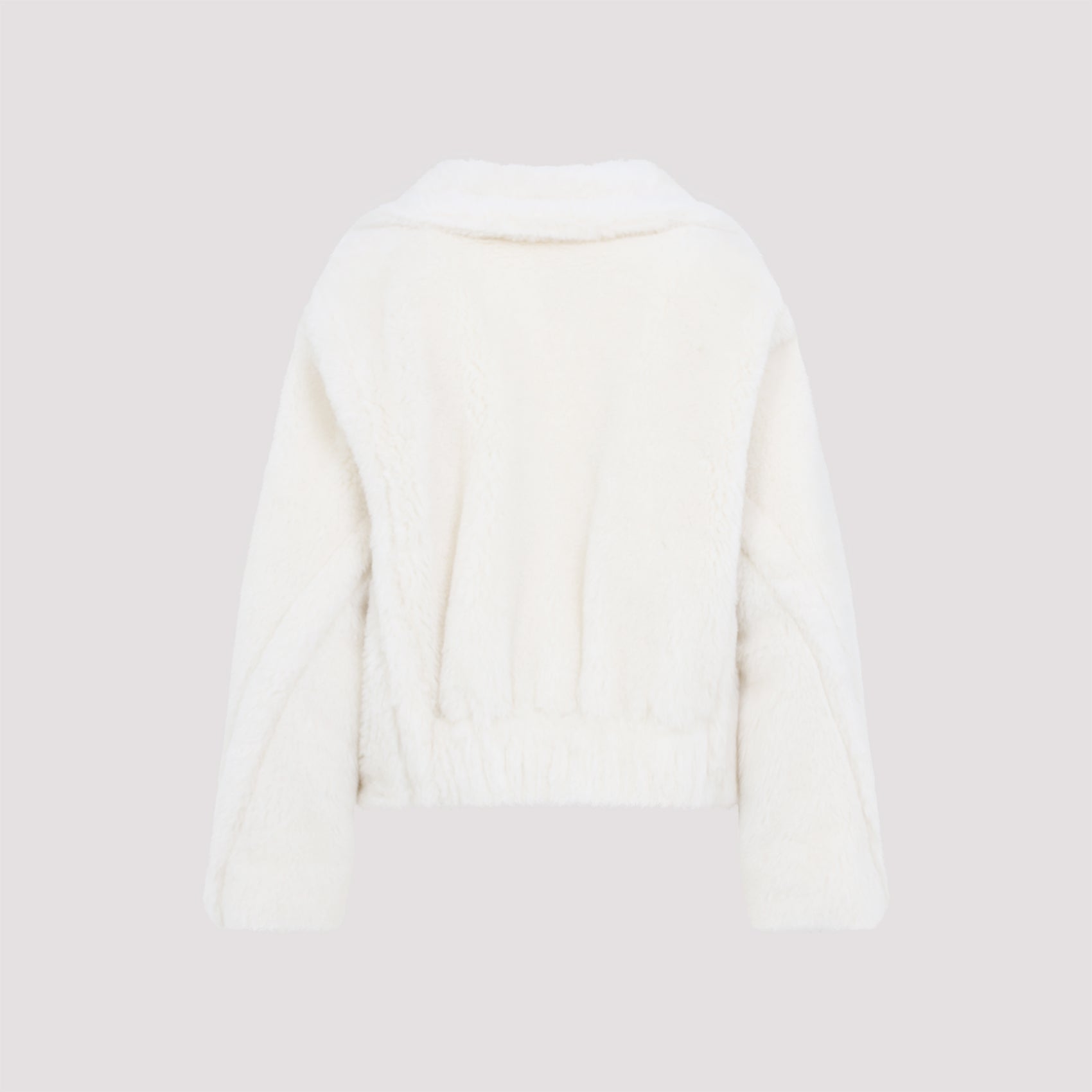 MAX MARA Mini Teddy Short Biker Jacket