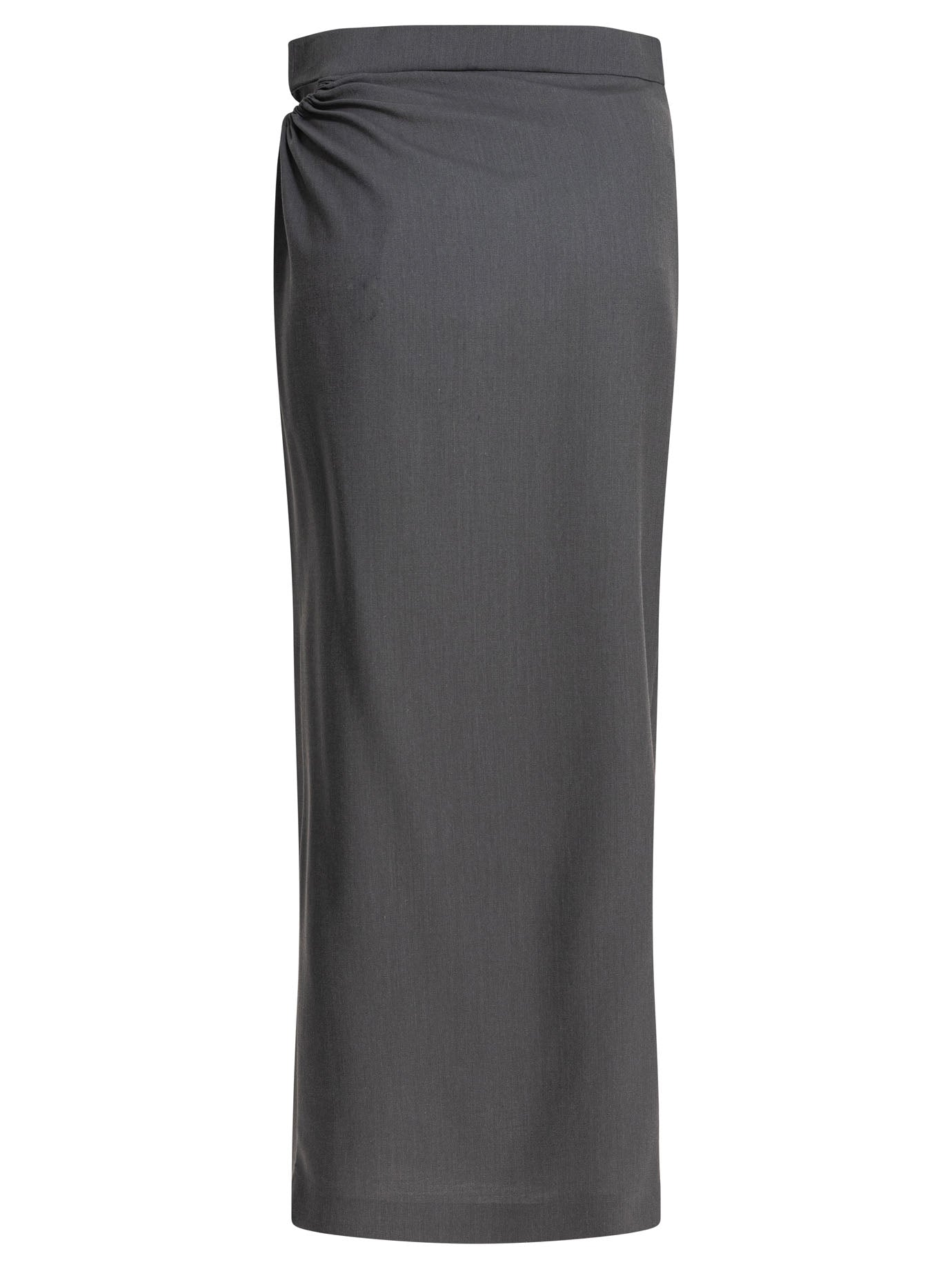 MAX MARA Elegant Cut-out Skirt with Asymmetrical Slit