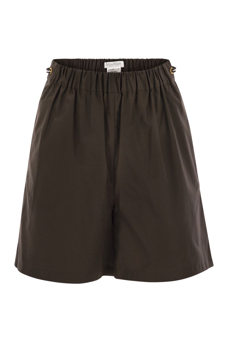 MAX MARA Chic Popeline Mini Shorts for Women