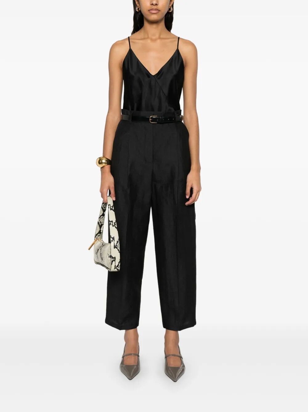 MAX MARA PIANOFORTE Elegant Silk Mini Top