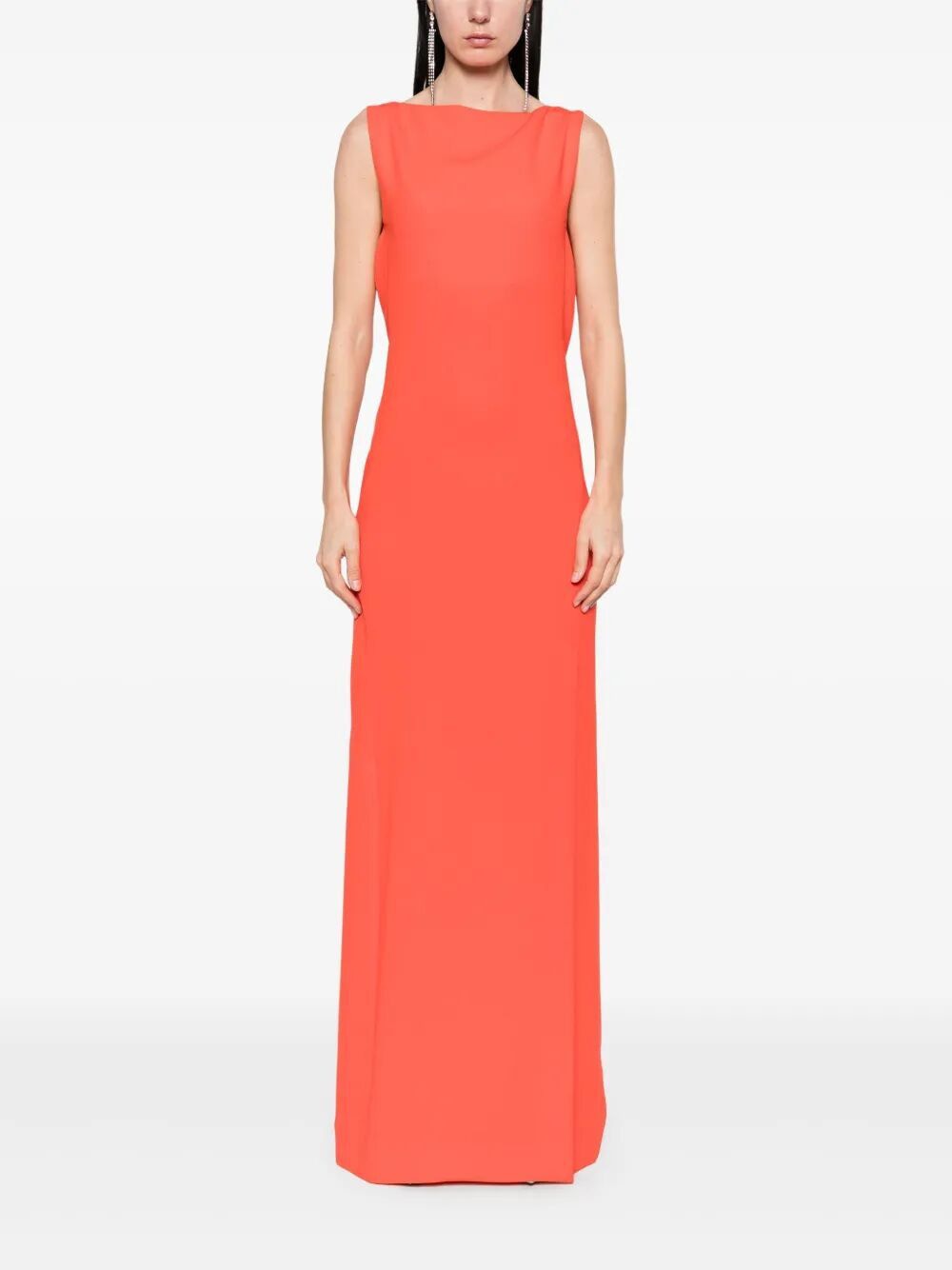 MAX MARA PIANOFORTE Silk Long Dress