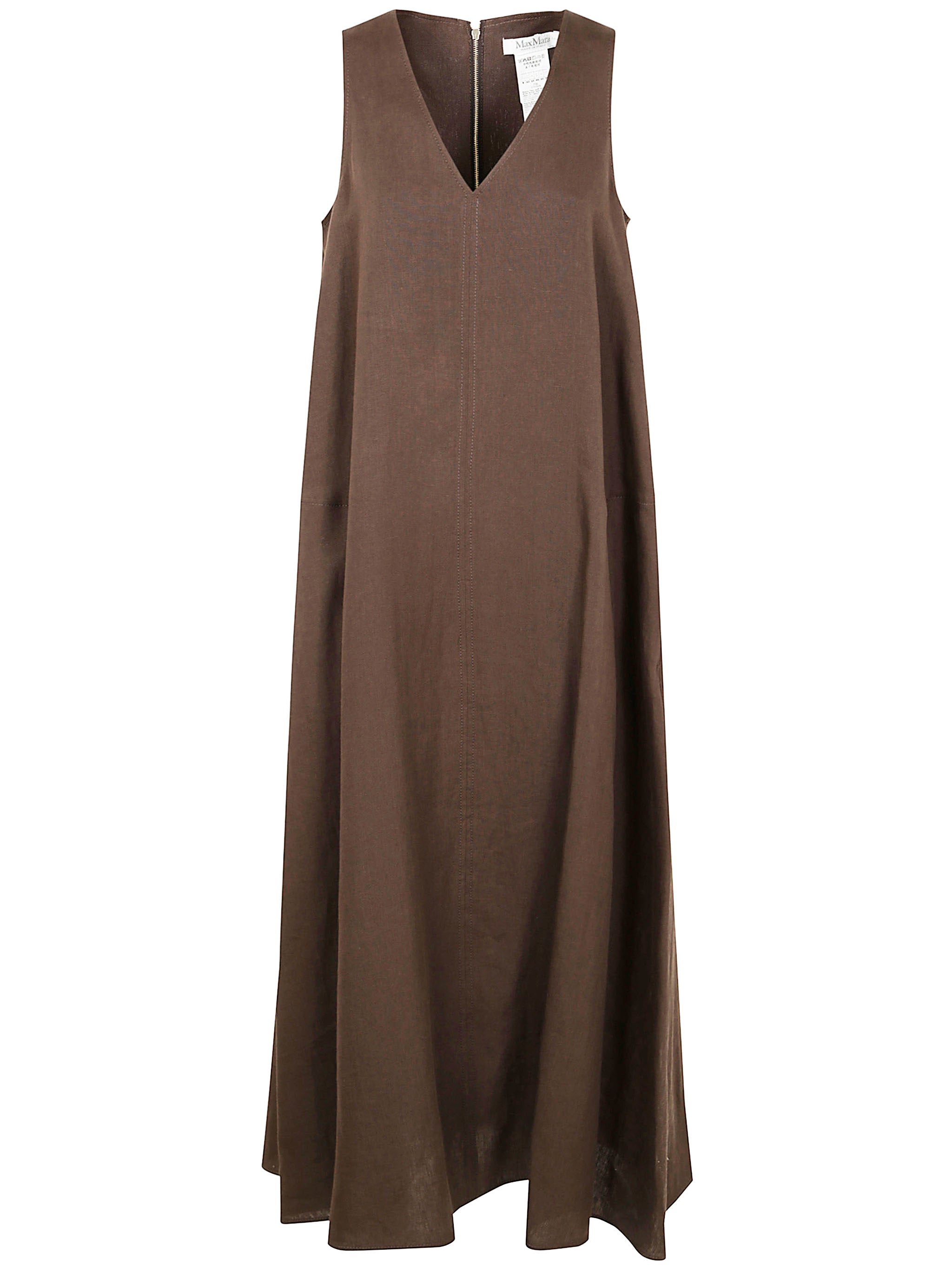 MAX MARA Sleeveless Linen Dress