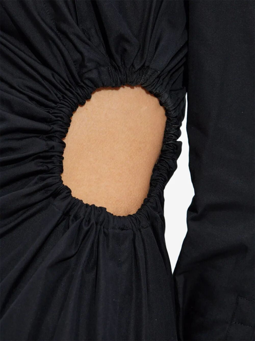 MAX MARA Cut Out Popeline Mini Dress