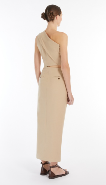 MAX MARA Concealed Zip Asymmetric Dress