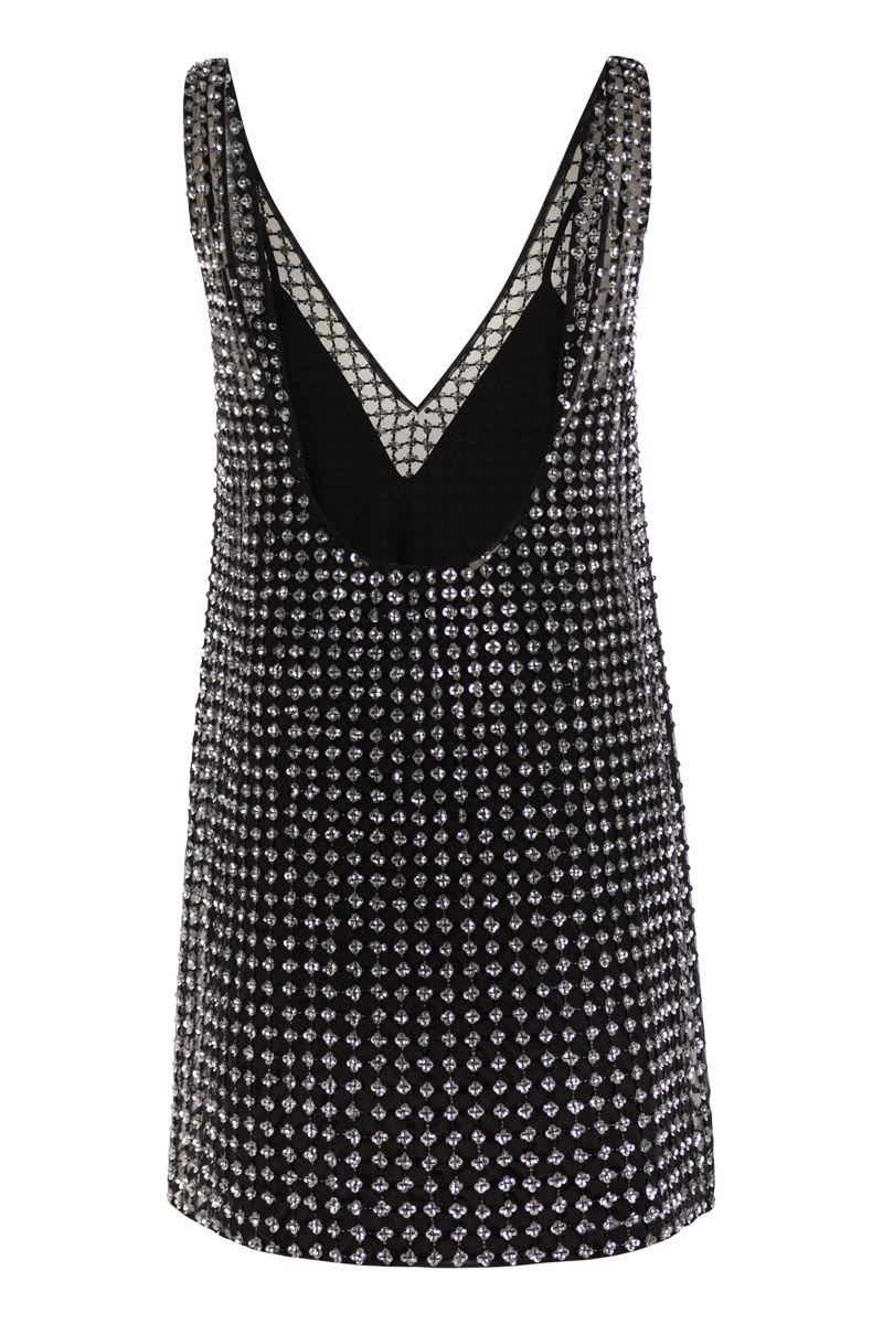 MAX MARA Mini Sleeveless Sequin Dress