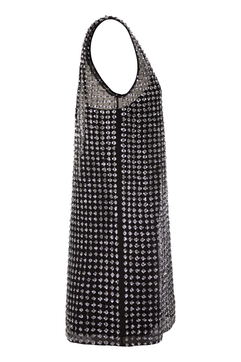MAX MARA Mini Sleeveless Sequin Dress