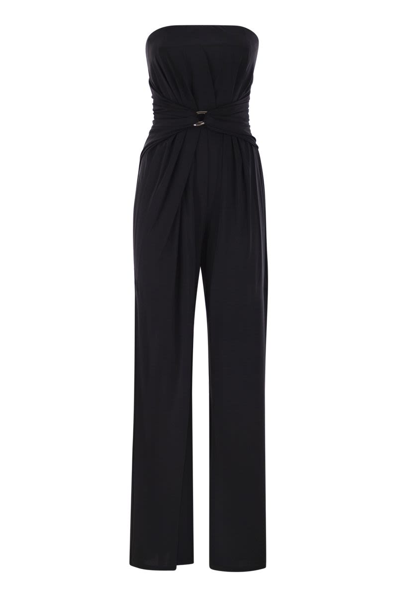 MAX MARA Soft Viscose Bustier Jumpsuit