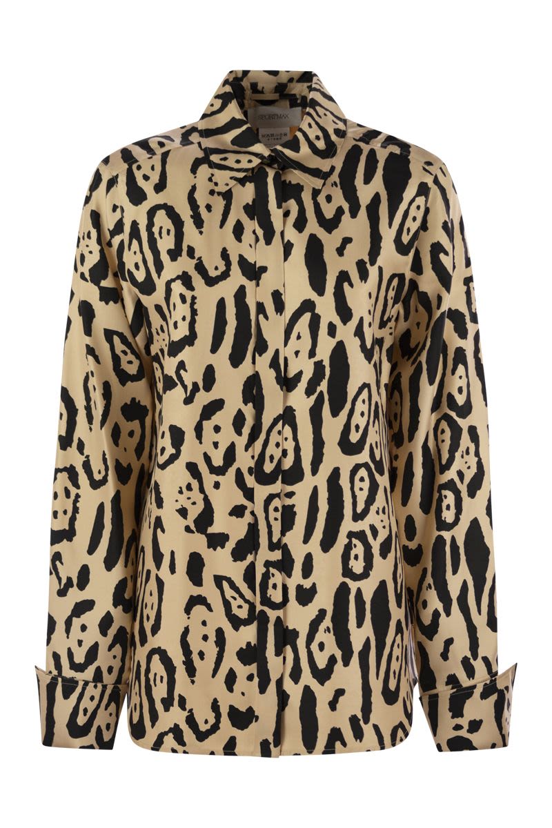 MAX MARA SPORTMAX Elegant Printed Silk Shirt for Women